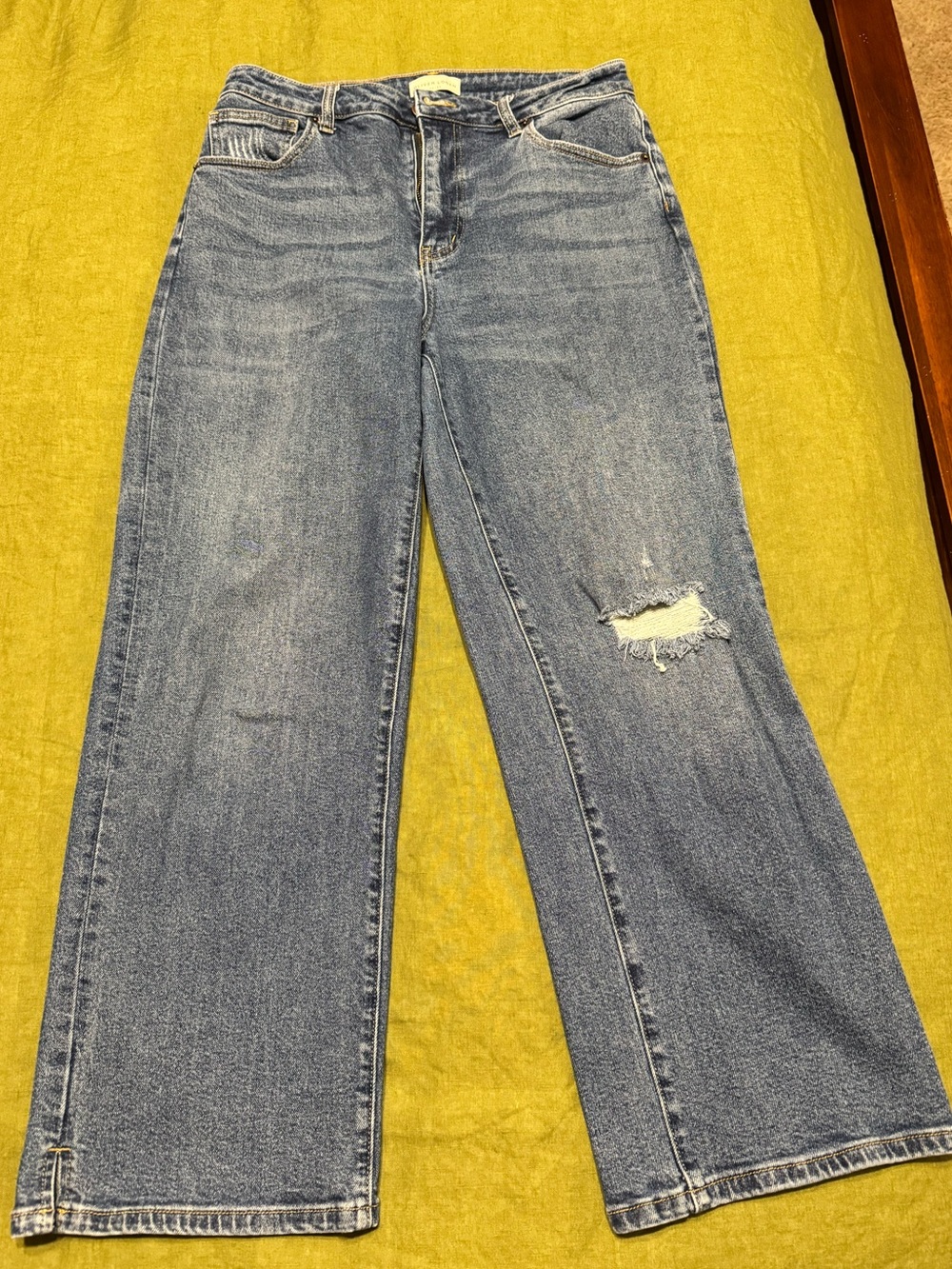 Oliver Logan Addington wide leg crop jeans